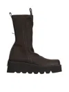 Puro Tronchetto In Pelle Stretch In Black