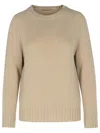 Purotatto Long-sleeved Sweater In Beige