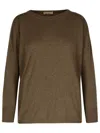 Purotatto Brown Cashmere Sweater In Gray