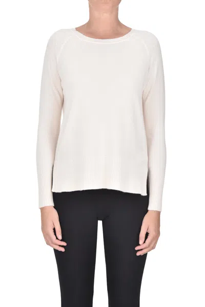 Purotatto Cashmere Pullover In White
