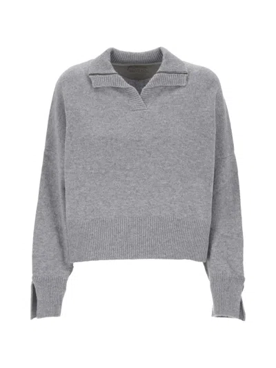 Purotatto Cashmere Sweater In Gray
