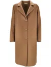Purotatto Single-breasted Coat In Brown