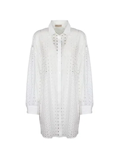 Purotatto Cotton Shirt In White