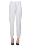 Purotatto Ecosuede Trousers In White