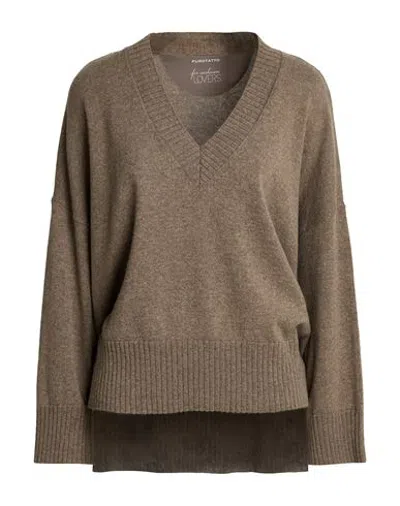 Purotatto Knitwear - Sweaters In Taupe
