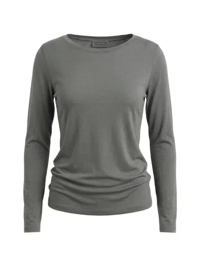 Purotatto Long-sleeve Sweater In Gray