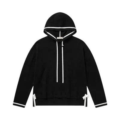 Purotatto Maglia Con Cappuccio In Black