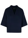 Purotatto Navy Cashmere Sweater In Navy