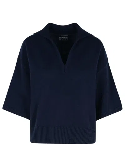 Purotatto Navy Cashmere Sweater