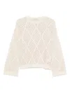 Purotatto Open-knit Sweater In Neutral