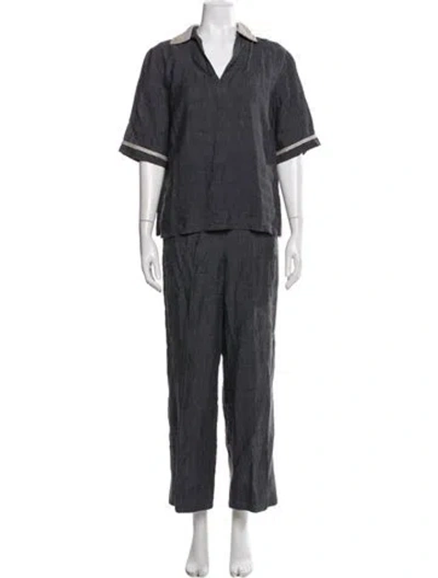 Pre-owned Purotatto Pant Set In Gray