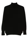 Purotatto Roll-neck Sweater In Black