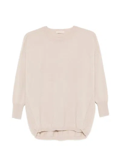 Purotatto Round-neck Sweater In Neutral