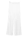 Purotatto Satin Trousers In White