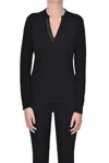Purotatto Silk Inserts T-shirt In Black