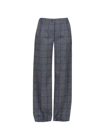 Purotatto Wide-leg Trousers In Blue