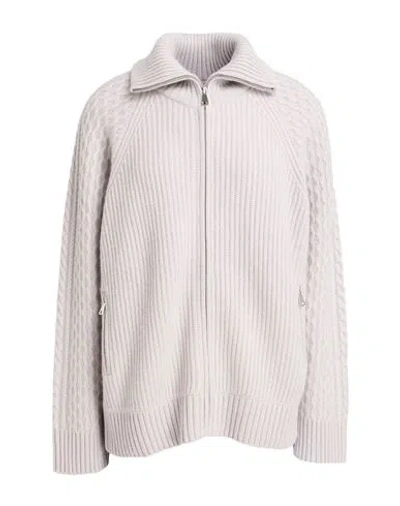 Purotatto Woman Cardigan Light Grey Size 10 Wool, Cashmere In Neutral