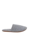 Purotatto Woman House Slipper Grey Size M/l Cashmere
