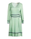 Purotatto Woman Midi Dress Green Size 6 Viscose In Green