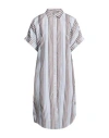 Purotatto Woman Midi Dress White Size 8 Cotton In White