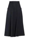 Purotatto Woman Midi Skirt Midnight Blue Size 6 Viscose, Polyester, Elastane