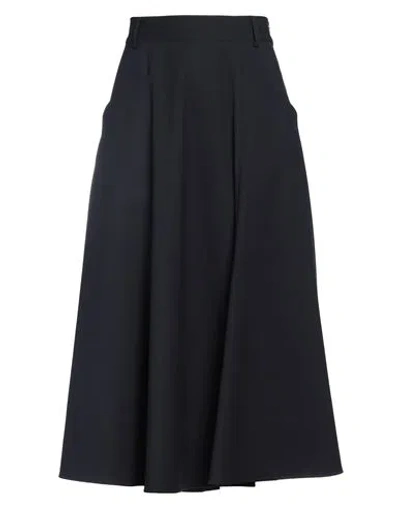Purotatto Woman Midi Skirt Midnight Blue Size 6 Viscose, Polyester, Elastane