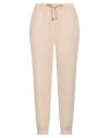 Purotatto Woman Pants Beige Size 12 Polyester, Elastane