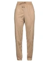 Purotatto Woman Pants Beige Size 8 Polyester In Beige