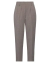 Purotatto Woman Pants Khaki Size 14 Viscose, Polyester, Elastane In Beige