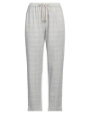 Purotatto Woman Pants Light Grey Size 10 Viscose, Elastane, Polyamide In Grey