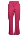 Purotatto Woman Pants Magenta Size 10 Cotton, Elastane