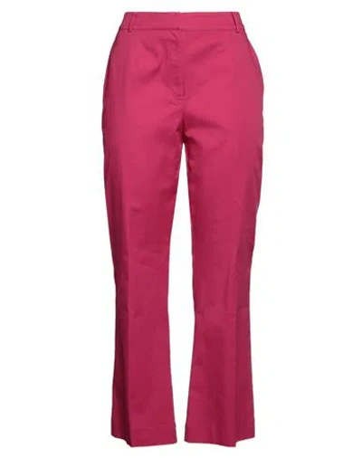 Purotatto Woman Pants Magenta Size 10 Cotton, Elastane