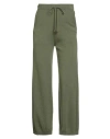 Purotatto Woman Pants Military Green Size 2 Cashmere In Green