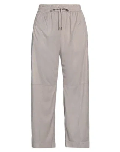 Purotatto Woman Pants Taupe Size 12 Polyester In Grey