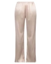 Purotatto Woman Pants Taupe Size 14 Silk, Elastane In Grey