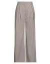 Purotatto Woman Pants Taupe Size 6 Viscose, Polyester, Elastane In Brown