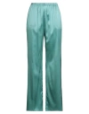Purotatto Woman Pants Turquoise Size 6 Silk, Elastane