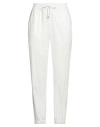 Purotatto Woman Pants White Size 6 Polyester