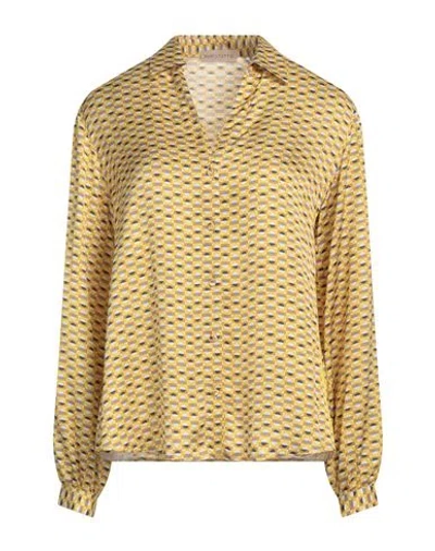 Purotatto Woman Shirt Marigold Size 16 Viscose In Yellow