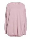 Purotatto Woman Sweater Antique Rose Size 10 Cashmere In Pink