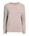 Purotatto Woman Sweater Beige Size 12 Cashmere In Beige