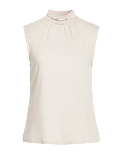Purotatto Woman Sweater Beige Size 4 Modal, Protein Fibre In Neutral