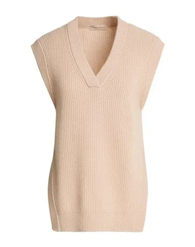 Purotatto Woman Sweater Beige Size 6 Wool, Cashmere In White