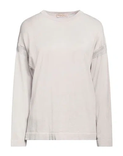 Purotatto Woman Sweater Beige Size 8 Cotton