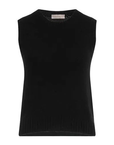 Purotatto Woman Sweater Black Size 4 Cashmere
