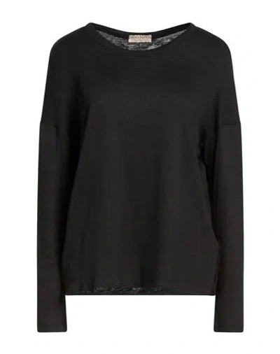 Purotatto Woman Sweater Black Size 4 Viscose, Modal, Wool