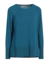 Purotatto Woman Sweater Blue Size 12 Cashmere