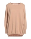 Purotatto Woman Sweater Camel Size 10 Cashmere In Neutral