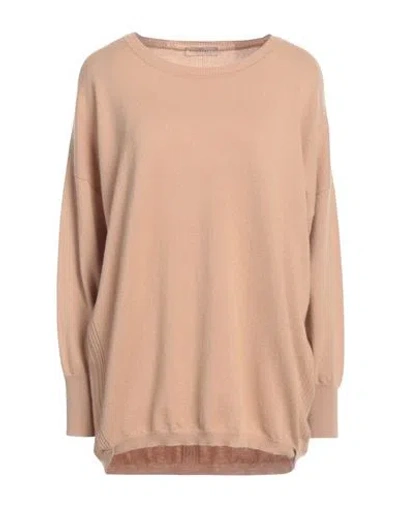 Purotatto Woman Sweater Camel Size 10 Cashmere In Neutral