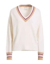 Purotatto Woman Sweater Ivory Size 8 Cashmere In Neutral